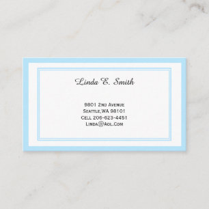 De Visite Carte d'appel standard