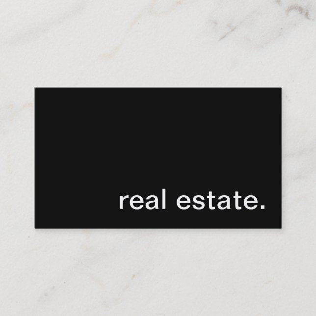 De Visite Carte d'entreprise immobilière (Devant)