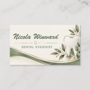 De Visite Carte d'hygiéniste dentaire professionnelle