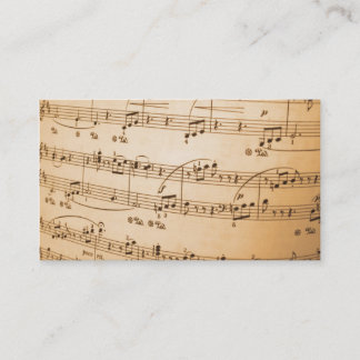 De Visite Carte d'industrie musicale