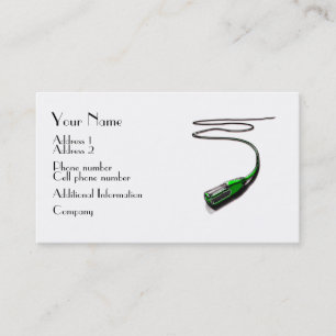 De Visite Carte d'industrie musicale - microphone
