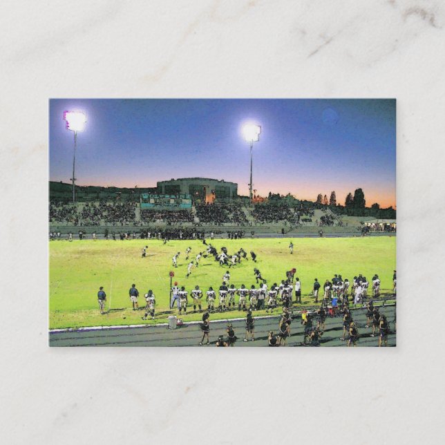 De Visite Carte d'introduction du football (Devant)