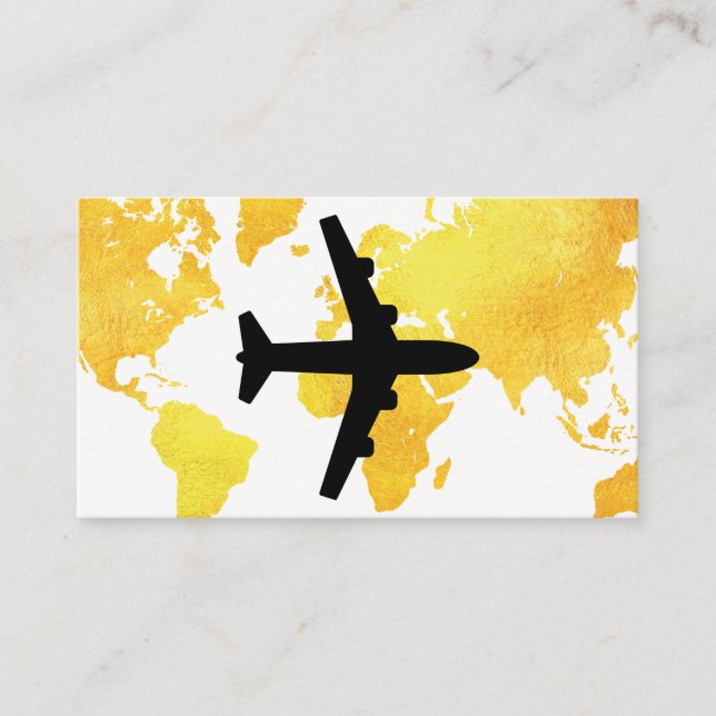 De Visite Carte du monde | Plan (Devant)