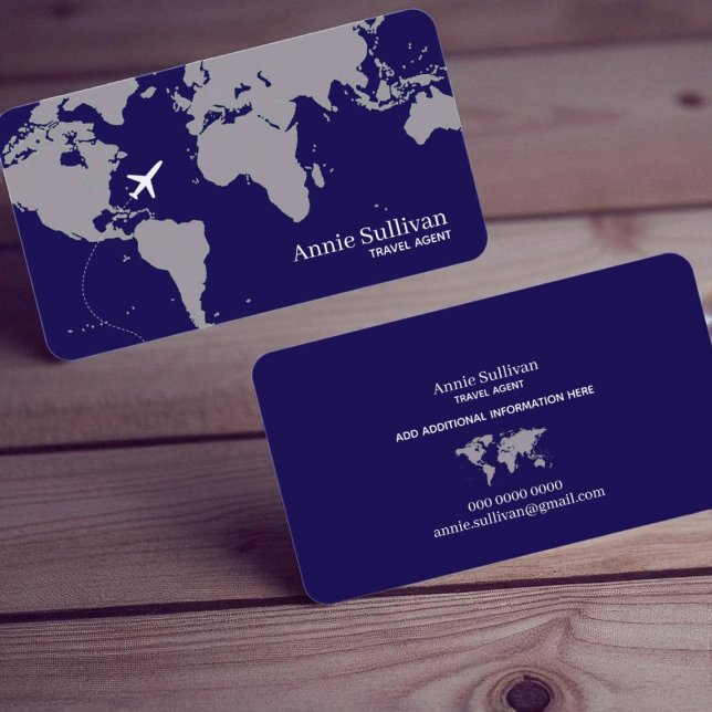 De Visite Carte du monde Voyages internationaux surdimension (Créateur téléchargé)