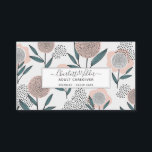 De Visite Carte florale tirée à la main par le fournisseur d<br><div class="desc">Un carte de visite floral moderne pour les soins aux personnes handicapées ou aux personnes âgées, un soignant, un infirmier moderne et élégant, rose et vert poussiéreux, ou un aidant à la santé à domicile. La face arrière de la carte a une couleur rose pâle et poussiéreuse pour compléter le...</div>
