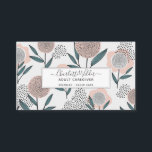 De Visite Carte florale tirée à la main par le fournisseur d<br><div class="desc">Un carte de visite floral moderne pour les soins aux personnes handicapées ou aux personnes âgées, un soignant, un infirmier moderne et élégant, rose et vert poussiéreux, ou un aidant à la santé à domicile. La face arrière de la carte a une couleur rose pâle et poussiéreuse pour compléter le...</div>