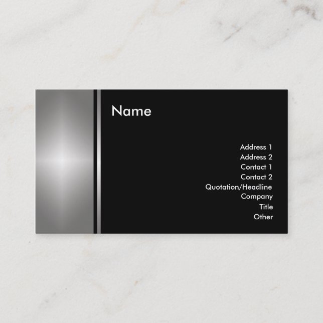 De Visite Carte générique (Devant)