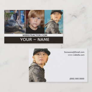 De Visite Carte Modèle pour les modèles pour enfants et le