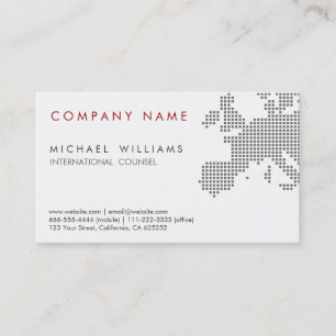 DE VISITE CARTE MODERNE ÉLÉGANTE EUROPE INTERNATIONALE BLA