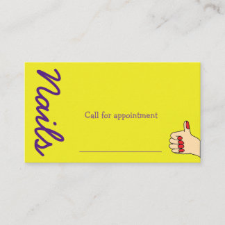 De Visite Carte Nails