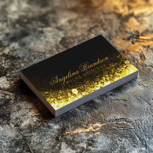 De Visite Carte noire design bijouterie bijouterie en or éti