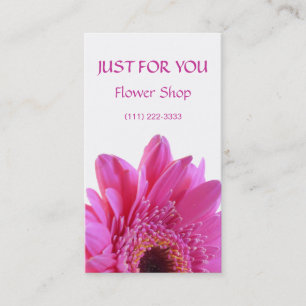 De Visite Carte personnelle Florist and Flower Shop