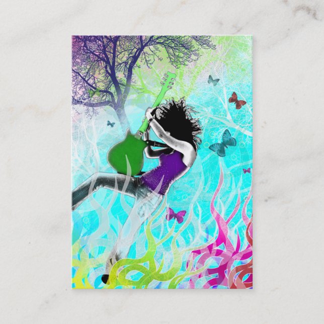 De Visite Carte potelée "du feu vert" (Devant)