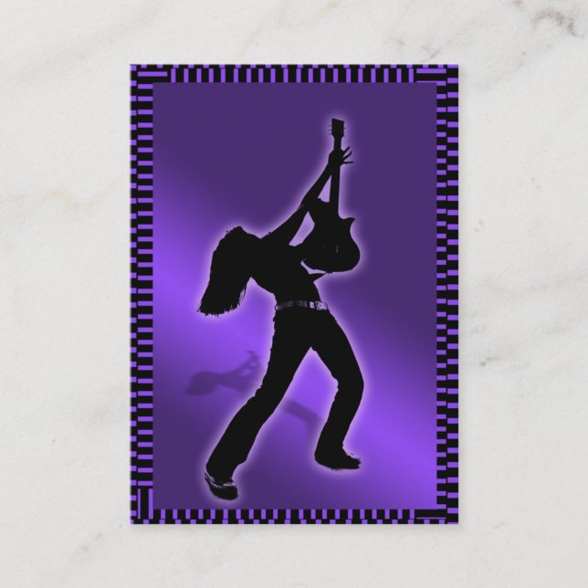 De Visite " Carte potelée majestueuse "pourpre (Devant)