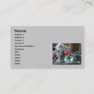 DE VISITE CARTE PROFESSIONNELLE OU PERSONNELLE DU BIKER