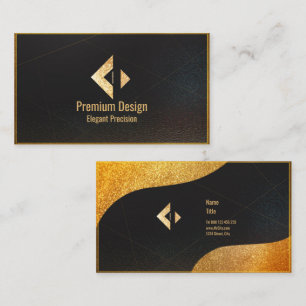 De Visite Carte professionnelle Premium Royal Gold