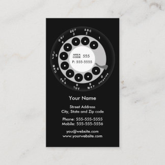 De Visite Carte professionnelle/profil Noir et Blanc