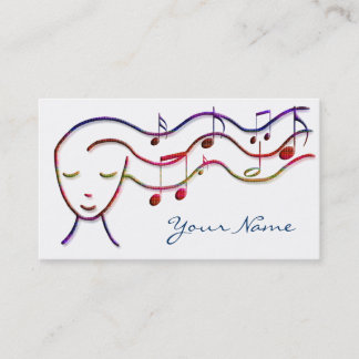 De Visite carte profil musique