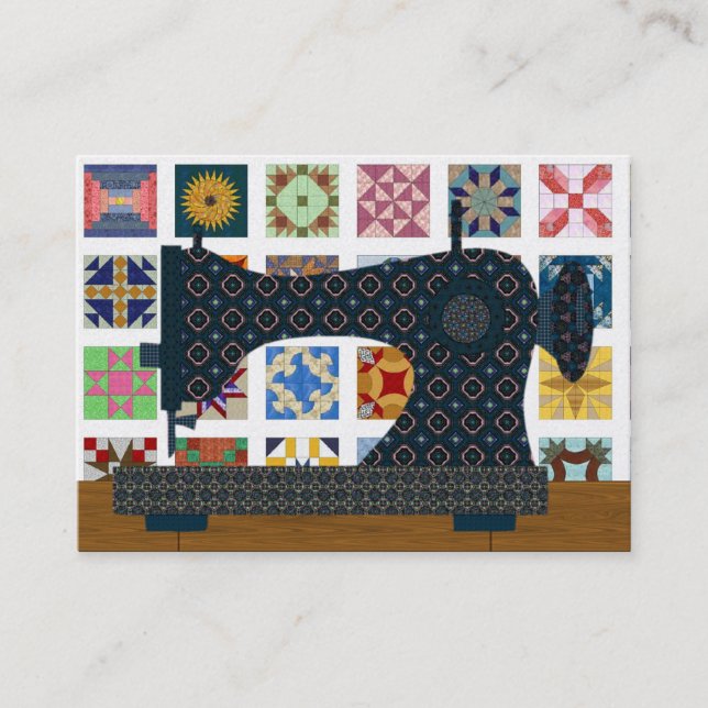 De Visite Carte Quilter / Seamstress - SRF (Devant)