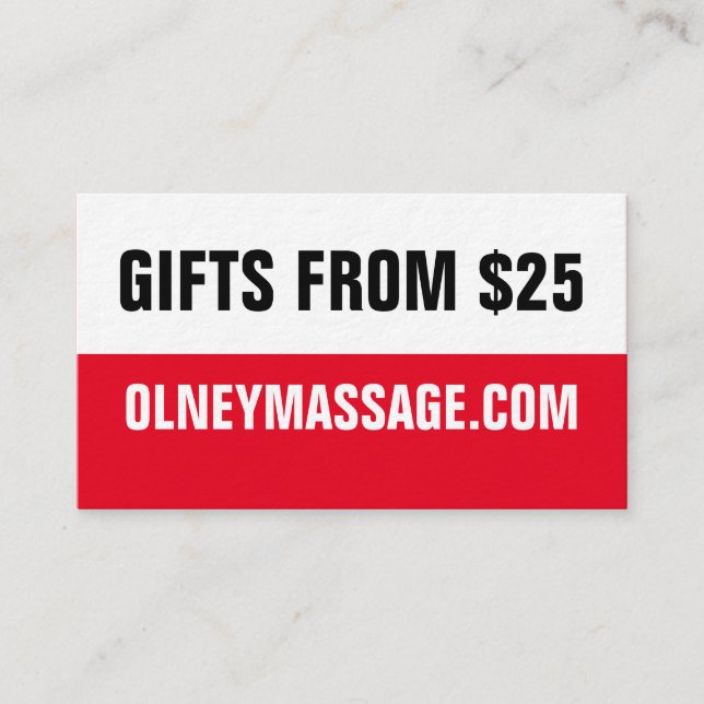 DE VISITE CARTE ROUGE SIMPLE DU SPA 2016 (Devant)