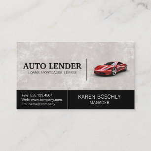 De Visite Carte sport rouge   Services Auto
