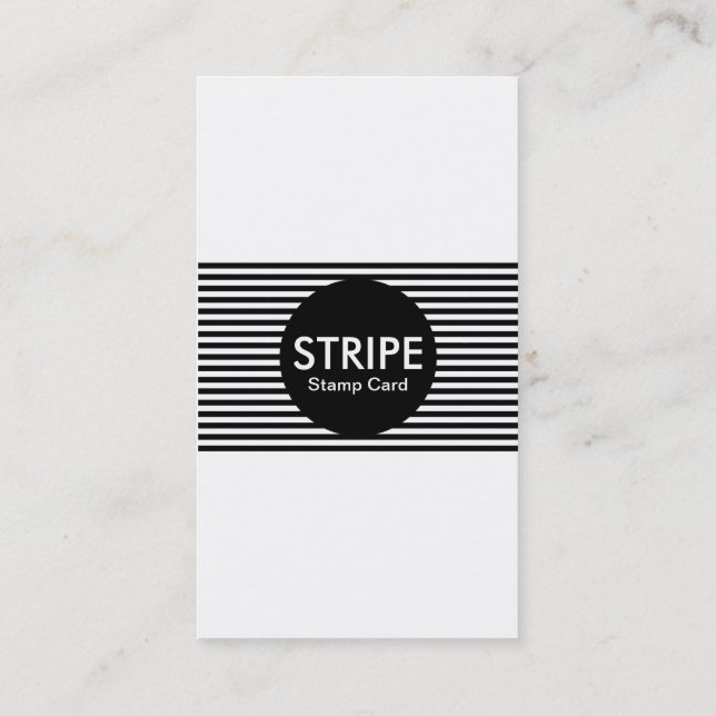 De Visite carte tampon à bande (Dos)