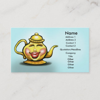 De Visite Carte Teapot
