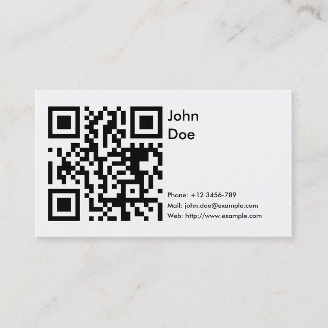 De Visite Carte (téléphone, email, Web) (Devant)