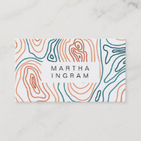 Carte topographique moderne Design abstrait