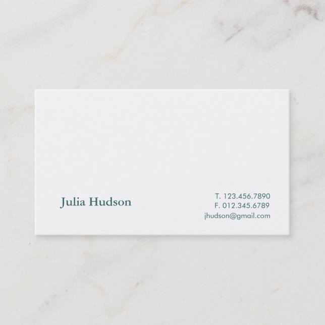 De Visite Carte traditionnelle du Hudson (Devant)