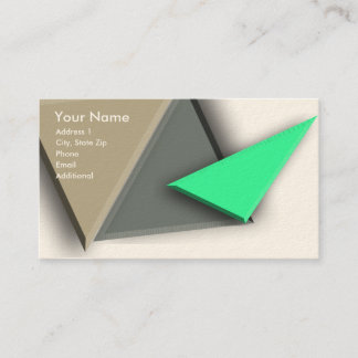 De Visite Carte Triangles