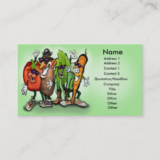 De Visite Carte Veggie