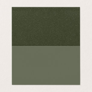 De Visite Carte verte en mousse pliée personnalisée avec des