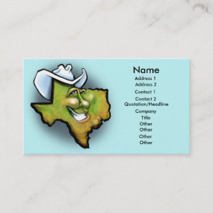 De Visite Carte verte Texas