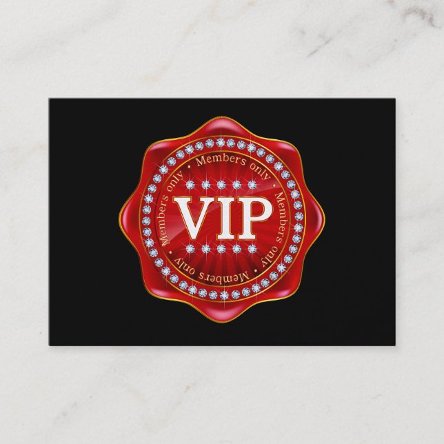 De Visite Carte VIP pour clients - SRF (Devant)