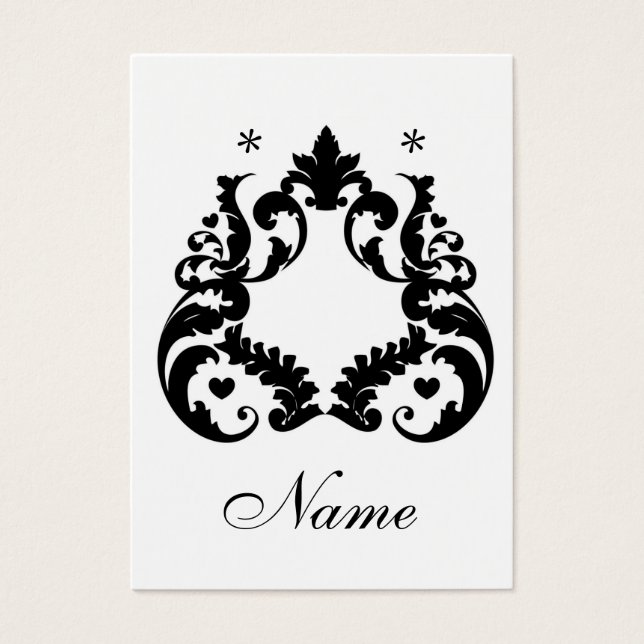 De Visite Cartes à oreille vides (Devant)