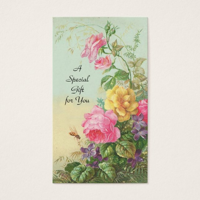 De Visite Cartes cadeaux Vintage (Devant)