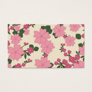 De Visite Cartes cadeaux Vintages florales roses