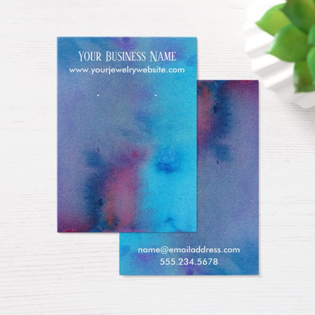 De Visite Cartes d'affichage Abstraites du support d'oreille (Bureau)