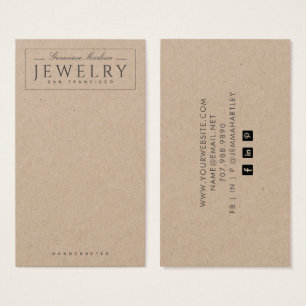 De Visite Cartes d'affichage modernes en noir blanc à oreill