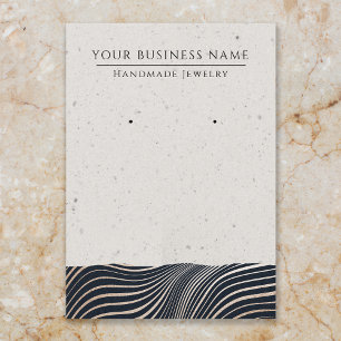 De Visite Cartes d'affichage rose Gold Stripes