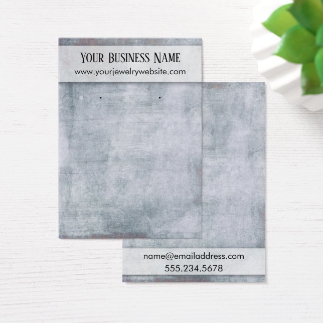 De Visite Cartes d'affichage Rustique Neutres Porteurs (Bureau)