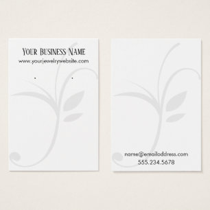 De Visite Cartes d'affichage simples à feuilles blanches