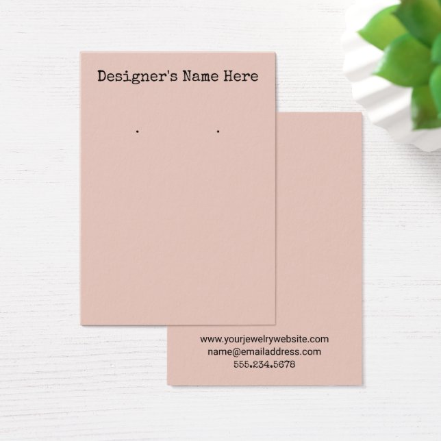 De Visite Cartes d'affichage simples et minimes pour le supp (Bureau)
