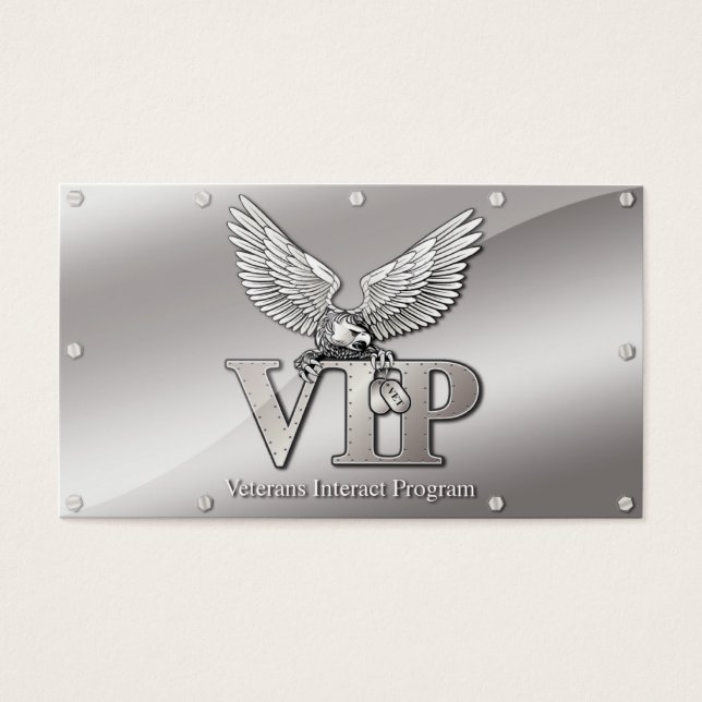 De Visite Cartes d'informations VIP (Devant)