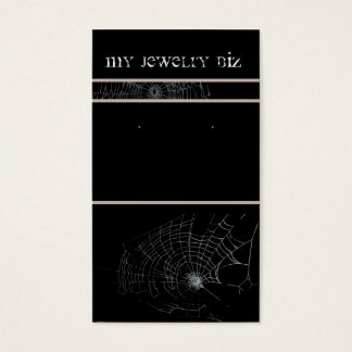 De Visite Cartes d'oreille Spiderweb