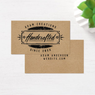 De Visite Cartes Étiquettes personnalisées artisanales