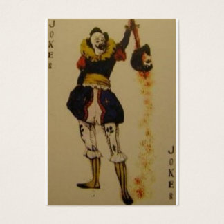 De Visite cartes joker3