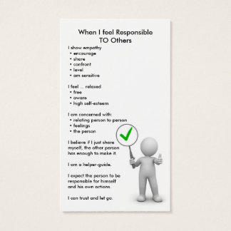 De Visite Cartes responsables