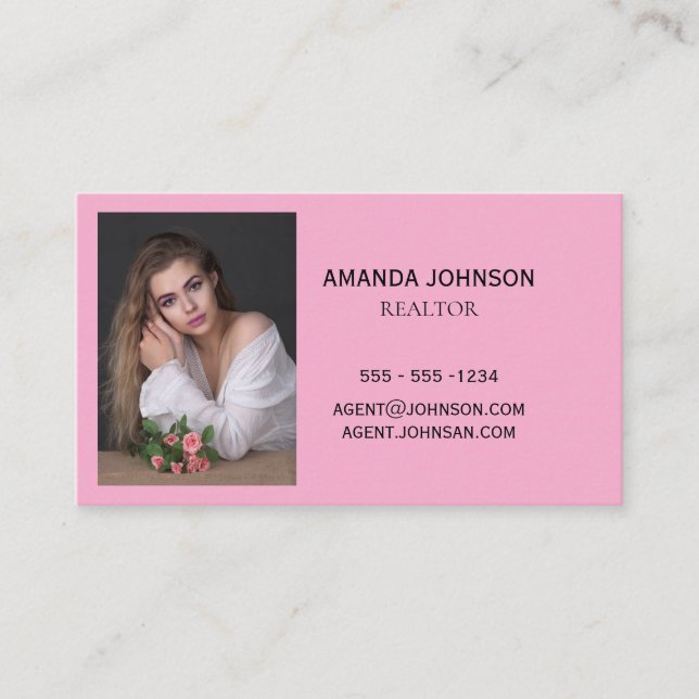 De Visite cette carte allie professionnalisme et touche (Devant)